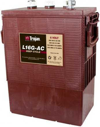 Trojan 6V435A L-16 Hg-Ac Flooded Deep Cycle 6 Battery $383 1