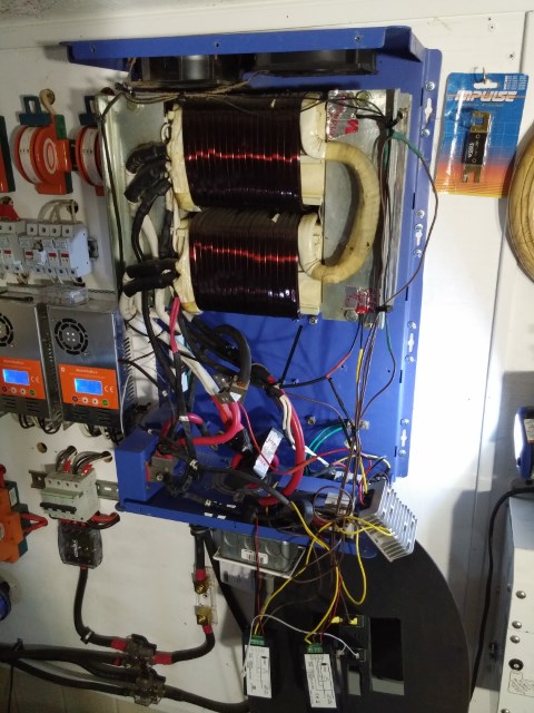 An inverter being upgraded.