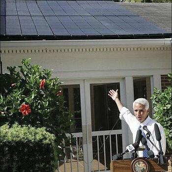 Solar at Florida Governor's Mansion