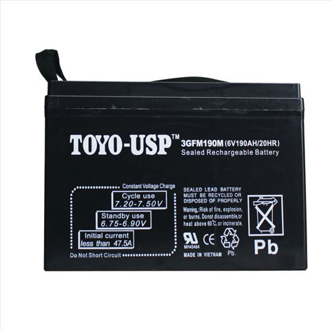 TOYO 6 Volt 190 Ah (3GFM190M) SLA Battery 1