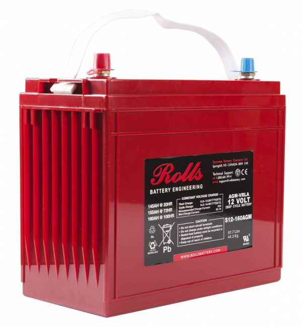 Rolls Battery S12-160AGM-RE $473.60 1