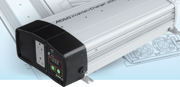 KISAE, IC122055, ABSO 2000W 12V SINEWAVE INVERTER/CHARGER $549 1