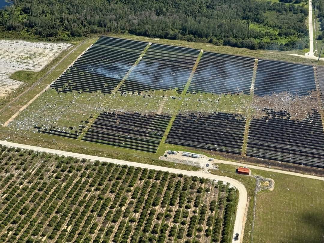 Tornado vs. solar farm