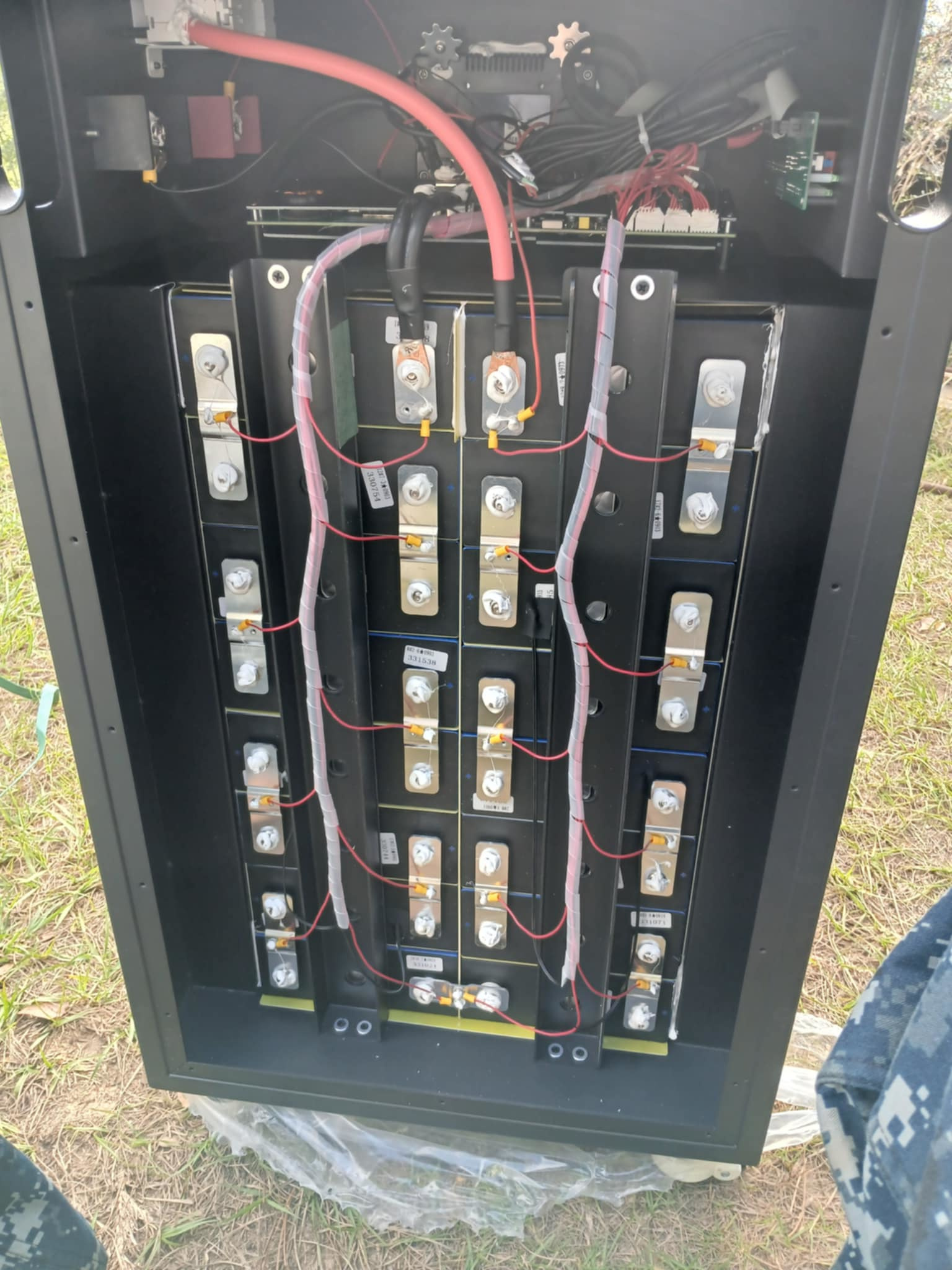 Inside an LFP battery system